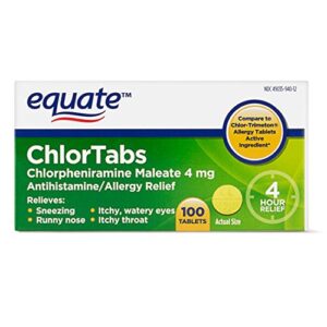 equate: chlortabs tablets antihistamine (300 ct)