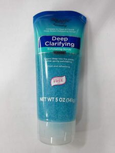 equate beauty deep clarifying exfoliating scrub facial cleanser, 5 oz