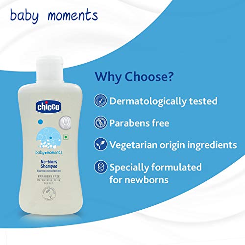 CHICCO Baby Moment NO-TEARS Shampoo 200 ML.