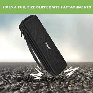 Grooming Clipper Blade Case, 12 Slots Storage Holder Organizer Compatible with Osterl Clipper Guards, Andis Blades, Wahl Clippers Different Size