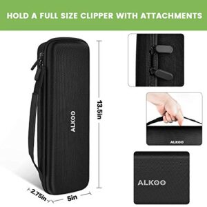 Grooming Clipper Blade Case, 12 Slots Storage Holder Organizer Compatible with Osterl Clipper Guards, Andis Blades, Wahl Clippers Different Size