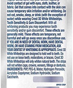 Crest 3D No Slip Whitestrips Professional Effects Teeth Whitening Kit 20 ea