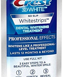 Crest 3D No Slip Whitestrips Professional Effects Teeth Whitening Kit 20 ea