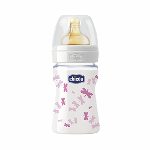 Chicco 00070810110000 Baby's Bottle Nature Glass 150 ml, 0m+ Girl