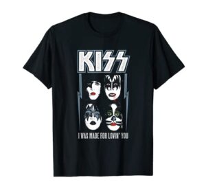kiss – i was made for loving you t-shirt