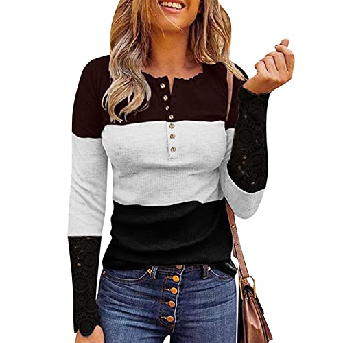 Womens Clothing Spring 2023 Trendy Womens Tops Trendy Y2K Plus Size Tops for Women Date Night Women's Spring Tunic V Collar Petal Long Sleeve Casual T-Shirt Womens Black Button Down Shirt with Po