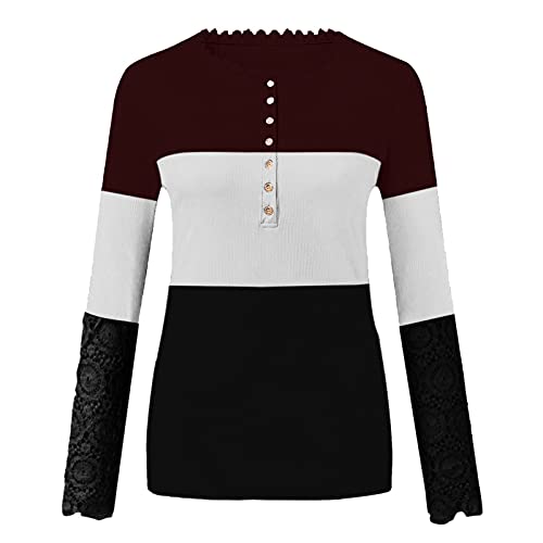 Womens Clothing Spring 2023 Trendy Womens Tops Trendy Y2K Plus Size Tops for Women Date Night Women's Spring Tunic V Collar Petal Long Sleeve Casual T-Shirt Womens Black Button Down Shirt with Po