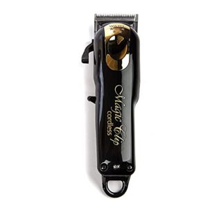 WAHL Magic Clip Gold & Black & Limited Edition Hair clipper Professional Cordless Made in USA- With 8 combs