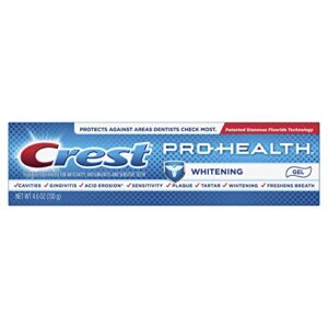 crest pro-health whitening gel toothpaste, 4.6 oz