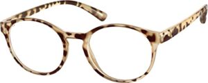 zenni blue light blocking glasses for women men tortoiseshell relieve digital screen eye strain tr90 light eyewear