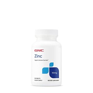 gnc zinc tablets 50mg – 90 tablets