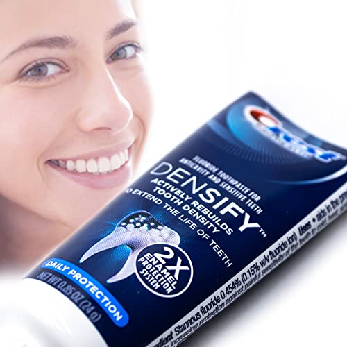 Crest Pro-Health Densify Daily Protection Toothpaste, Travel Size 0.85 oz (24g) - Pack of 6, Travel, 0.85 Ounce