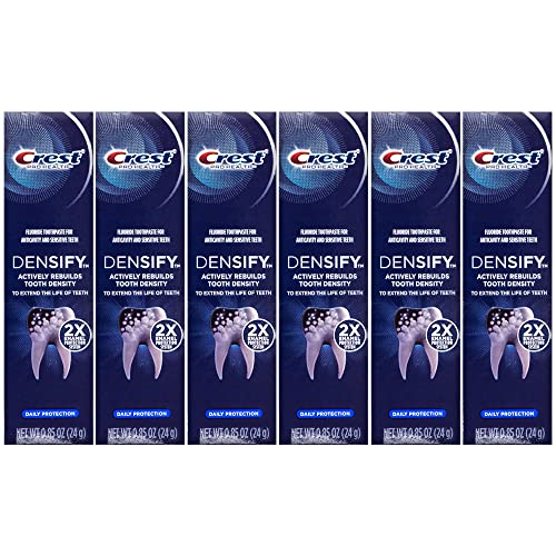 Crest Pro-Health Densify Daily Protection Toothpaste, Travel Size 0.85 oz (24g) - Pack of 6, Travel, 0.85 Ounce