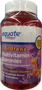 equate children’s multivitamin gummies 150ct