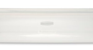 Rubbermaid Clever Store 3Q2900Clmcb Latching Storage Container, 41-Quart, Clear