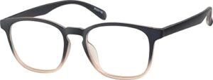 zenni blue light blocking glasses for women men square frame relieve digital screen eyestrain tr90 light eyewear