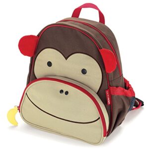 skip hop toddler backpack, zoo preschool ages 3-4, monkey