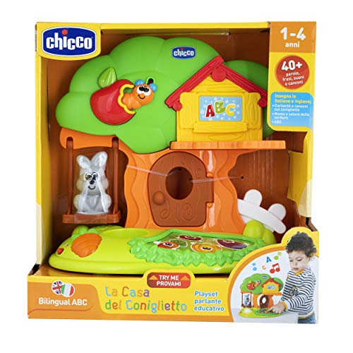 Chicco - The Rabbit House, Electronic Game, Playset, Age 1-4 Years