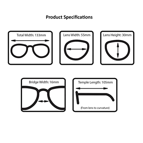 6 Pack Reading Glasses by BOOST EYEWEAR, Traditional Frames in Black, Tortoise Shell, Blue and Red, for Men and Women, with Comfort Spring Loaded Hinges, Assorted Colors, 6 Pairs (+2.50)