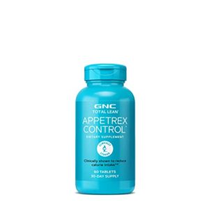 gnc total lean appetrex control | clinically shown to reduce calorie intake | 60 tablets