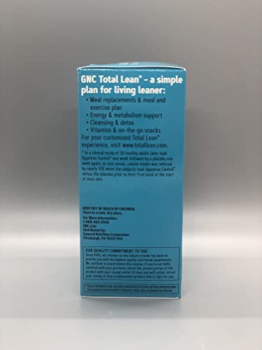 GNC Total Lean Appetrex Control | Clinically Shown to Reduce Calorie Intake | 60 Tablets