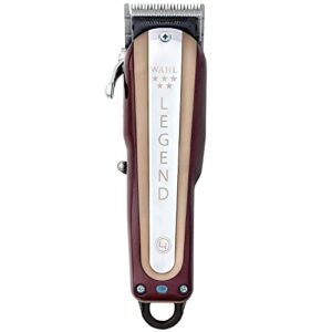 professional 5 star series cordless legend – full size hair clipper with precision blades, lithium ion battery, and 100+ minute run time for professional barbers & stylists – model 08594