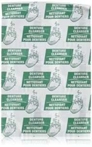 equate® antibacterial denture cleanser (pack of 2 boxes 240 tablets total) mint fresh (green box)