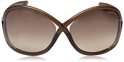 Tom Ford Women's FT0009 Sunglasses, Brown