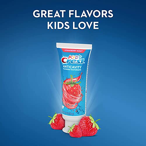 Crest Toothpaste 4.2 Ounce Kids Strawberry Rush (Pack of 6)