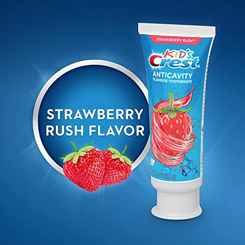 Crest Toothpaste 4.2 Ounce Kids Strawberry Rush (Pack of 6)