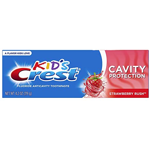 Crest Toothpaste 4.2 Ounce Kids Strawberry Rush (Pack of 6)