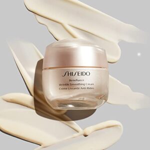 Shiseido Benefiance Wrinkle Smoothing Cream - 50 mL - Anti-Aging Moisturizer for Normal & Combination Skin - Visibly Corrects Wrinkles & Intensely Hydrates - Non-Comedogenic