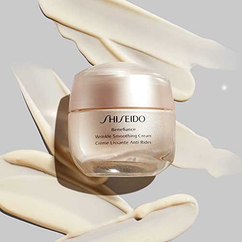 Shiseido Benefiance Wrinkle Smoothing Cream - 50 mL - Anti-Aging Moisturizer for Normal & Combination Skin - Visibly Corrects Wrinkles & Intensely Hydrates - Non-Comedogenic