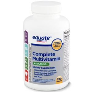 Equate - Complete Multivitamin Adults 50+, 200 x 2 Tablets TWIN PACK (Compare to Centrum)