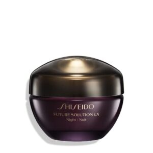 shiseido future solution lx total regenerating cream – 50 ml – anti-aging night moisturizer – reduces look of wrinkles & provides long-lasting moisture for firmer, radiant skin