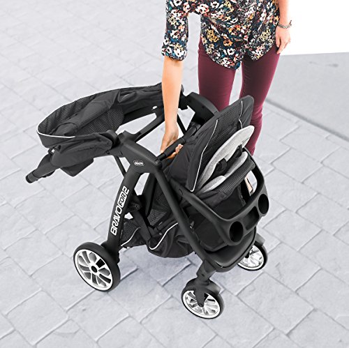 Chicco BravoFor2 LE Standing/Sitting Double Stroller - Crux | Black