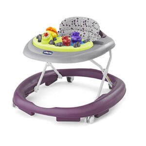 chicco walky talky baby walker – flora | purple/grey