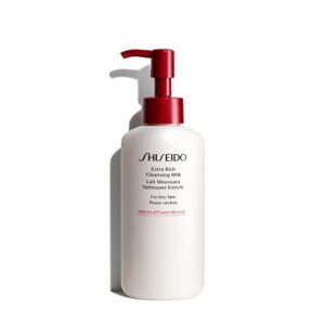 Shiseido Extra Rich Cleansing Milk - 125 mL - Gentle Cleanser for Hydrated, Moisturized Skin - Gentle & Soap Free - For Dry Skin, Very Dry & Sensitive Skin