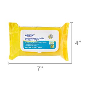 FLUSHABLE HEMORROIDAL MEDICATED WIPES