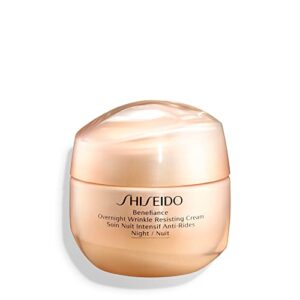 Shiseido Benefiance Overnight Wrinkle Resisting Cream - 50 mL - Anti-Aging Night Cream for Normal to Dry Skin - Visibly Improves Wrinkles for Smooth, Rested Skin