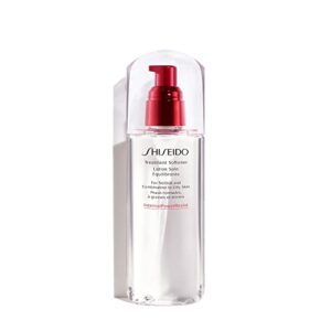 shiseido treatment softener – 150 ml – balances & hydrates for smooth, refined skin – for normal & combination to oily skin