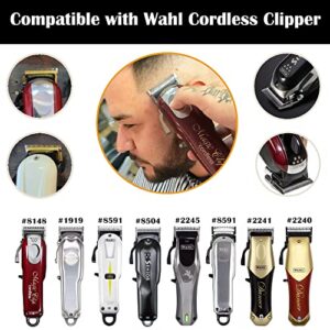 Replacement Blade for Wahl Clippers, Professional Precision 2 Hole Adjustable Hair Trimmer Parts Gold Silver Blades Compatible with Wahl 5 Star Series Cordless, Super Taper, Magic Clip Clipper 2pack