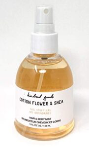 kindred goods cotton flower & shea hair & body mist spray 5 fl oz