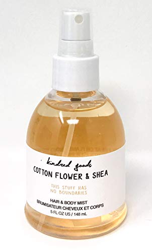 Kindred Goods Cotton Flower & Shea Hair & Body Mist Spray 5 Fl Oz