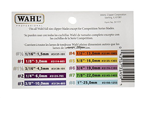 Wahl Professional - Black Nylon Cutting Guide #5 (5/8") - Fits All Full-size Wahl Professional Blades Except the Competition Series & 5-in-1 Magic Blades