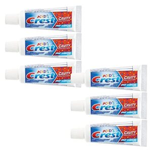 Crest Kids Cavity Protection Toothpaste, Sparkle Fun, Travel Size 0.85 oz (24g) - Pack of 6