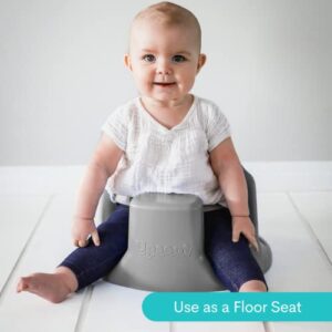 Upseat Baby Floor Seat Booster Chair for Sitting Up with Removable Tray for Meals and Playtime, Developed with Physical Therapists for Safe and Healthy Hip Development and Posture