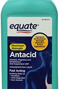 Equate - Antacid/Anti-Gas Liquid - Maximum Strength, Original Flavor, 12 fl oz