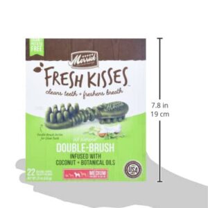 Merrick Fresh Kisses Medium Oral Care Dental Dog Treats for Dogs 25-50 Lbs