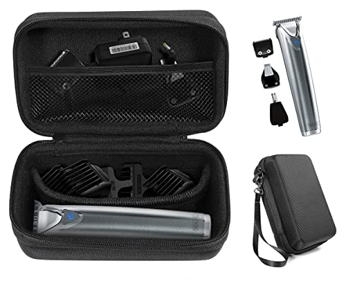 CaseSack case for Wahl Professional 5-Star Cord/Cordless Magic Clip #8148, Stainless Steel Lithium Ion+ Beard and Nose Trimmer, 9684, 9818, 9854, PowerPro9686, 9864, 9899, Organizer for Accessories